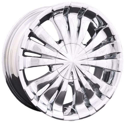 Forsage P0457 7,5x18 10x100 ET 100 Dia 38 (Chrome)